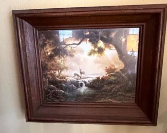 Dalhart Windberg 'Woodland Reflections' Framed Print