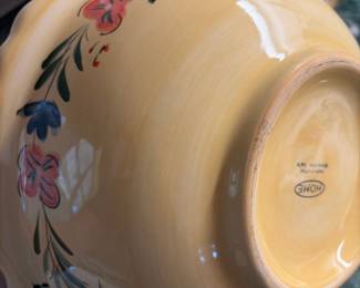 HOME Rooster Ceramic Serving Bowl