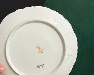 Karlsbad Austria Porcelain Floral Plate