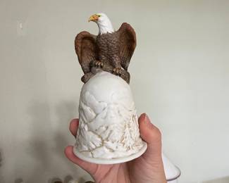 Bald Eagle Decorative Ceramic Bell