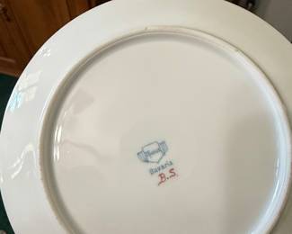 Thomas Bavaria Porcelain Plates with Hand-Painted Floral Motifs