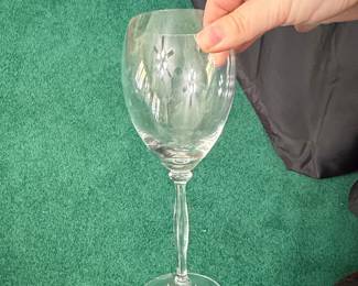 Vintage Princess House Heritage Crystal Wine/Water Goblet