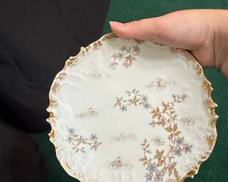 Haviland Limoges Floral Porcelain Plate