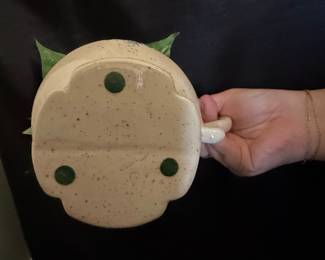 Vintage Speckled Ceramic Pitcher and Basin Set