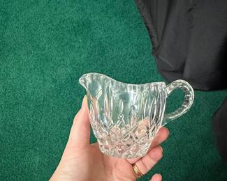 Vintage Cut Glass Creamer