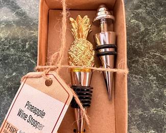 Thirstystone Pineapple Wine Stopper Set
