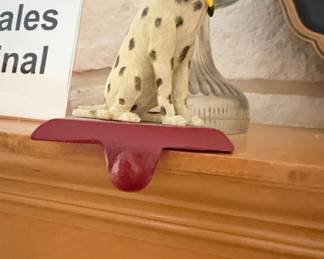 Dalmatian Christmas Stocking Holder