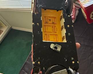 Vintage 1960s Modern Toys (MT) Japan Battery-Operated F.D. No. 7 Fire Engine Toy