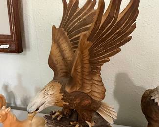 Lefton China Bald Eagle Figurine