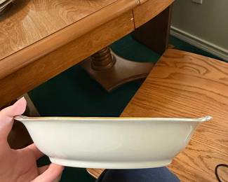 Wm. Guerin & Co. Limoges Handled Serving Bowl