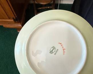 Antique Thomas Bavaria Hand-Painted Floral Porcelain Plates