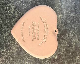 The Pampered Chef Family Heritage Stoneware Autumn Wreath Heart Mold