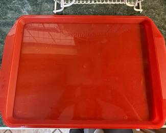 Vintage Tupperware Rectangular Serving Tray