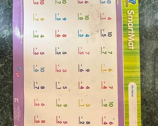 Creative Edge A+ Wipe-off SmartMat Subtraction