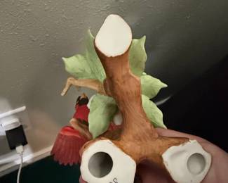 Andrea by Sadek Cardinal on Dogwood Figurine