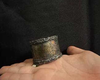 Vintage Victorian-Style Silver Plated Napkin Ring