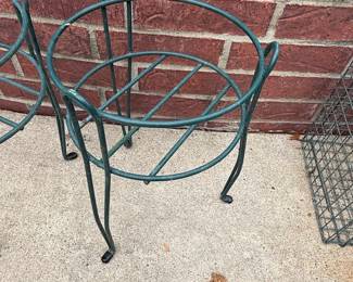 Vintage Wrought Iron Plant Stand