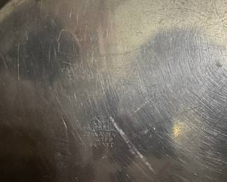 John Alden Silver Company Pitcher and Tray