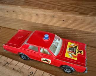 Matchbox Superfast No. 59 Mercury Park Lane Fire Chief Car