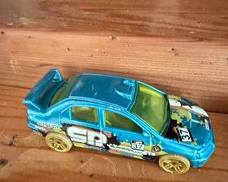 Hot Wheels 2012 Mitsubishi 2008 Lancer Evolution (Thrill Racers: Swamp Rally)
