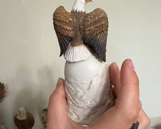 Bald Eagle Decorative Ceramic Bell