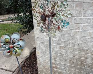 Kinetic Garden Wind Spinner Set