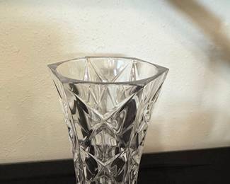 Cristal d'Arques Hexagonal Lead Crystal Vase
