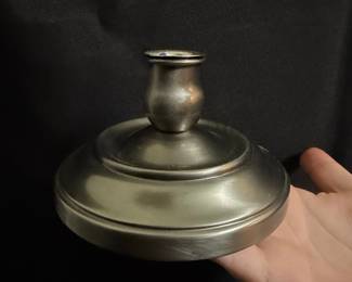 Pewter Candle Holder