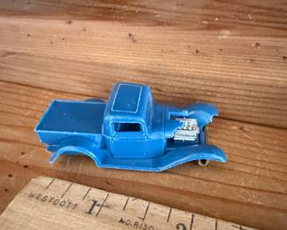 Vintage Midgetoy Blue Hot Rod Pickup Truck