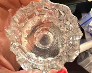 Mid-Century Modern Viking Glass 'Epic' Candle Holder