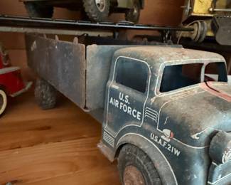 Vintage 1950s Marx Lumar U.S. Air Force Pressed Steel Truck