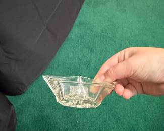 Vintage Hazel-Atlas Pressed Glass Star Dish
