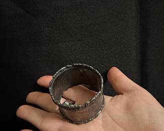 Vintage Victorian-Style Silver Plated Napkin Ring