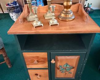 Painted Pine Accent Cabinet