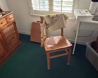 Vintage Oak Schoolhouse Chair