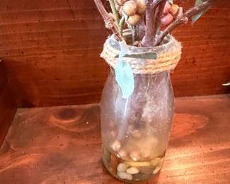 Artificial Eucalyptus and Berry Floral Arrangement