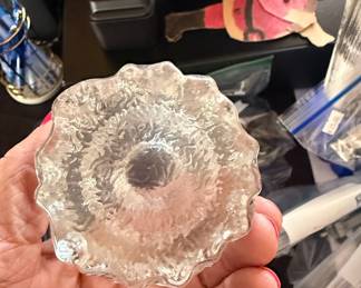 Mid-Century Modern Viking Glass 'Epic' Candle Holder