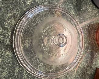 Anchor Hocking Fire-King Clear Glass Casserole Lid