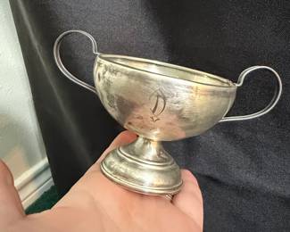 Sterling Silver Two-Handled Trophy Cup