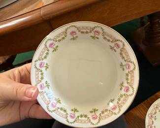 Wm. Guérin & Co. Limoges Porcelain Floral Bowl