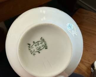 Antique W.G. & Co. Limoges Floral Tea Cup