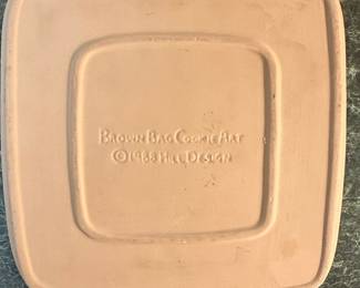 Brown Bag Cookie Art 1988 Hill Design Flowers and Berries Shortbread Pan