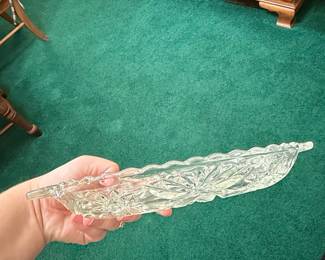 Vintage Anchor Hocking EAPC Divided Relish Dish