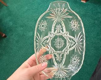 Vintage Anchor Hocking EAPC Divided Relish Dish