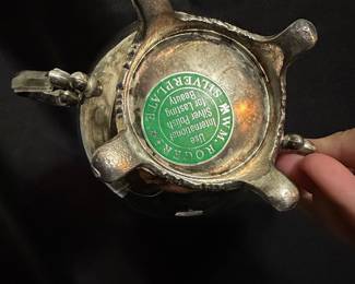 Wm. Rogers Silverplate Sugar Bowl