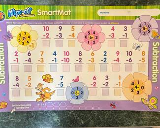 Creative Edge A+ Wipe-off SmartMat Subtraction