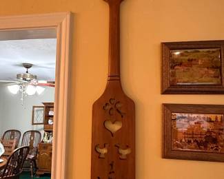 Vintage Tell City Chair Co. Andover Dairy Oar Paddle