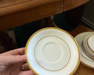 Vintage Noritake 'Orion' Pattern Porcelain Saucers