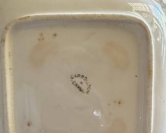 Carrollton China Gravy Boat with Attached Underplate
