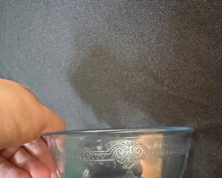 Vintage Indiana Glass 'Madrid' Clear Glass Bowl